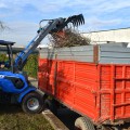 Heavy duty silage fork for mini loaders MultiOne 03