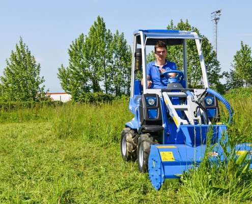 MultiOne mini loader 2 series with flail mower