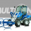 Multione-bale-grapple for mini loaders