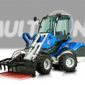 Heavy duty silage fork for mini loaders MultiOne 05